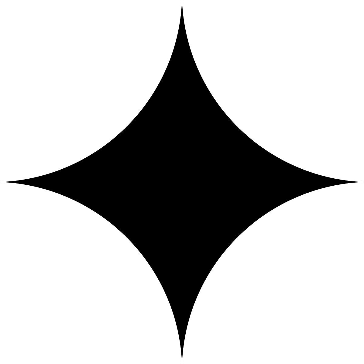 Black starburst shape symbolizing AI visibility optimization
